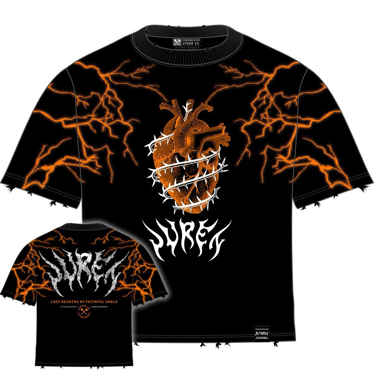 JUREN: Heart of Lightening SS TEE 005